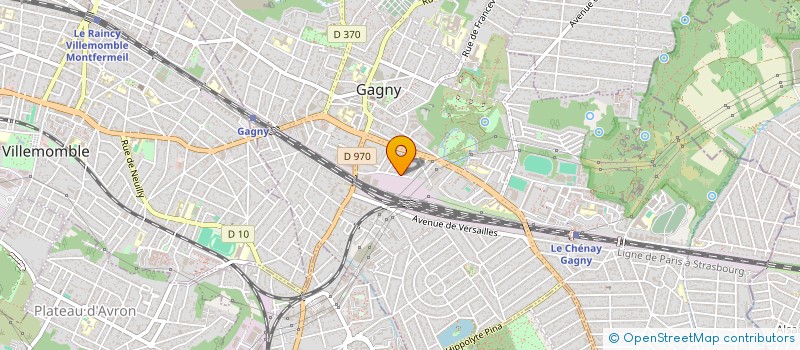 localisation de l'entreprise MBTH à GAGNY