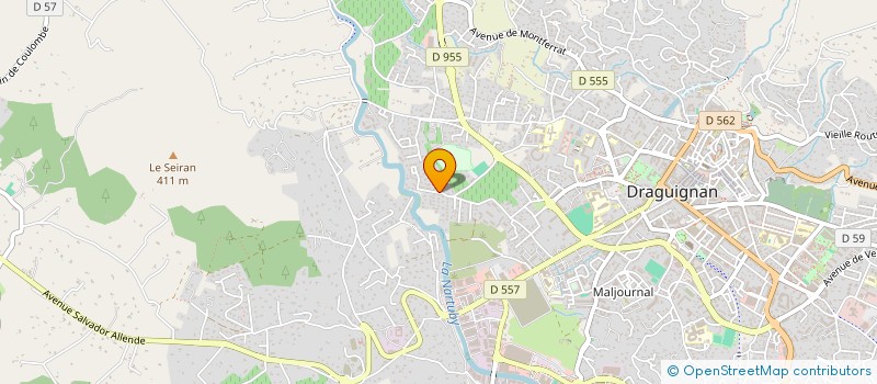 localisation de l'entreprise MBTP  DRAGUIGNAN