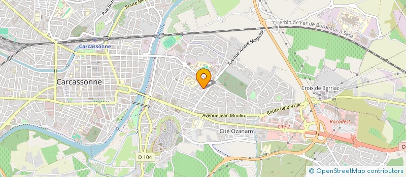 localisation de l'entreprise MBTP CONSTRUCTION  CARCASSONNE