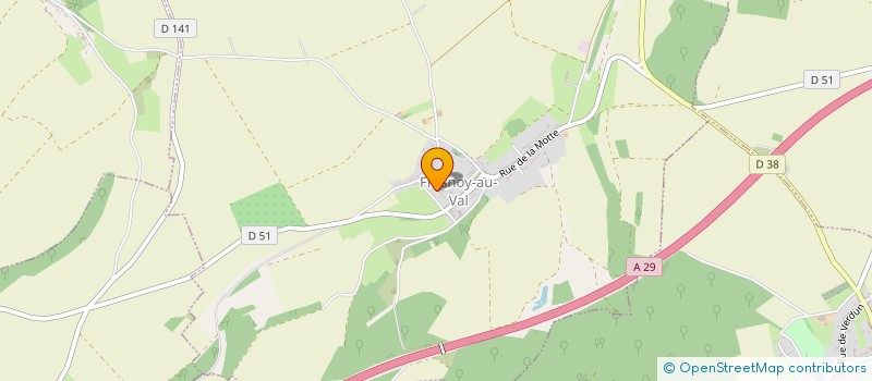 localisation de l'entreprise MBTP IMMO  FRESNOY-AU-VAL