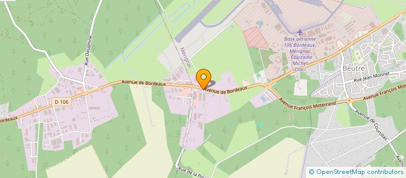 localisation de l'entreprise MBV à MERIGNAC
