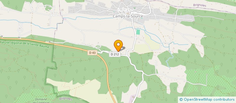 localisation de l'entreprise MBV  CAMPS-LA-SOURCE