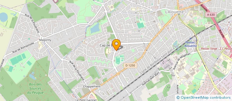 localisation de l'entreprise MBV.COM à PESSAC