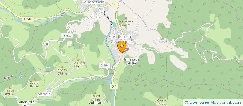 localisation de l'entreprise MBV CONCEPT à CASTILLON-EN-COUSERANS