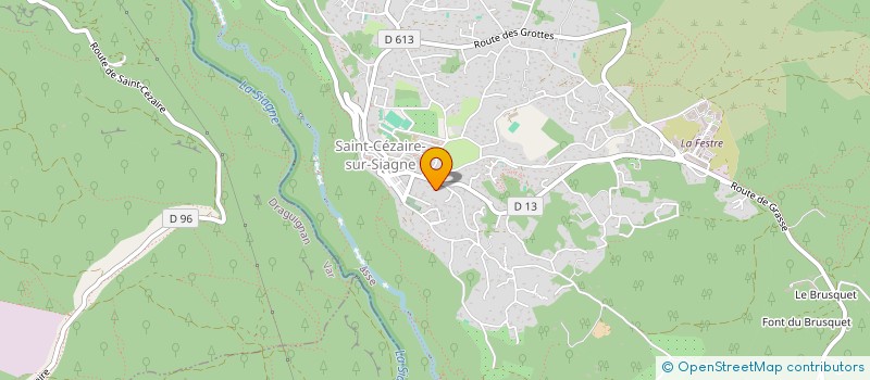 localisation de l'entreprise MBW FRANCE à SAINT-CEZAIRE-SUR-SIAGNE