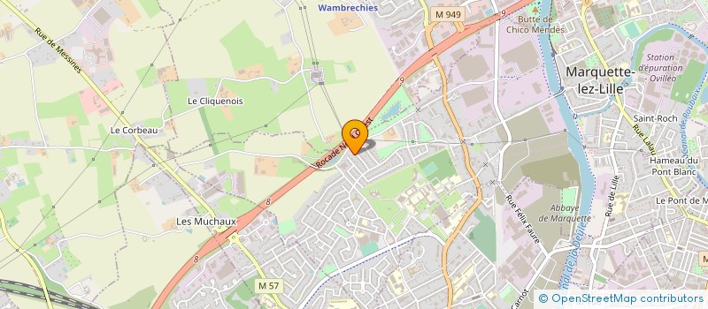 localisation de l'entreprise MBX  WAMBRECHIES