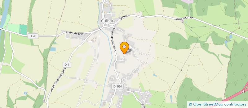 localisation de l'entreprise MBZ HOLDING  CULHAT