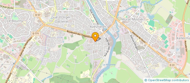 localisation de l'entreprise MBZ INVEST à LAVAL