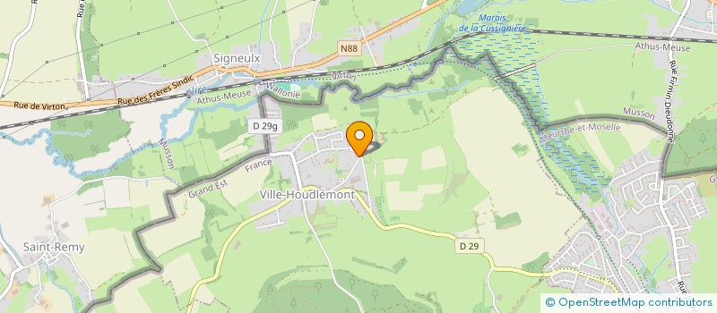 localisation de l'entreprise MC.1  VILLE-HOUDLEMONT