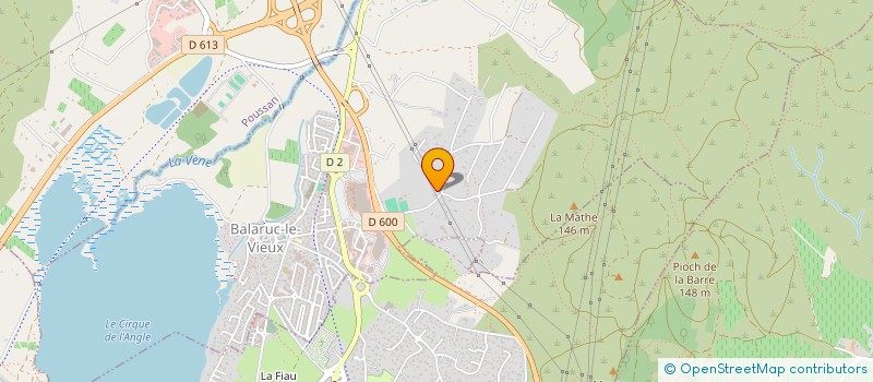 localisation de l'entreprise MC 2 à BALARUC-LE-VIEUX