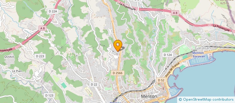 localisation de l'entreprise MC 35 à MENTON