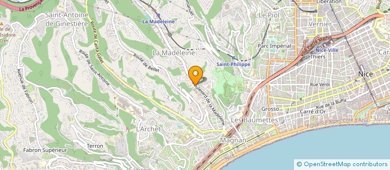 localisation de l'entreprise MC 3A DIS à NICE
