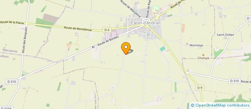 localisation de l'entreprise MC  CLEON-D'ANDRAN