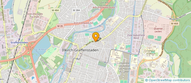 localisation de l'entreprise MC  ILLKIRCH-GRAFFENSTADEN