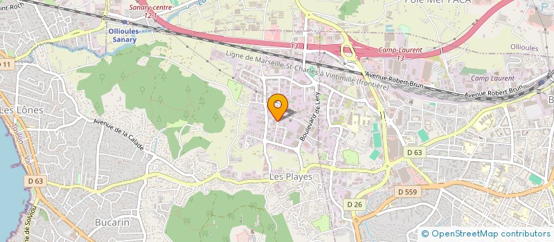 localisation de l'entreprise MC à SIX-FOURS-LES-PLAGES