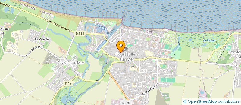 localisation de l'entreprise MC  COURSEULLES-SUR-MER