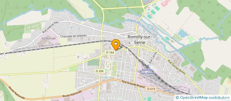 localisation de l'entreprise MC à ROMILLY-SUR-SEINE