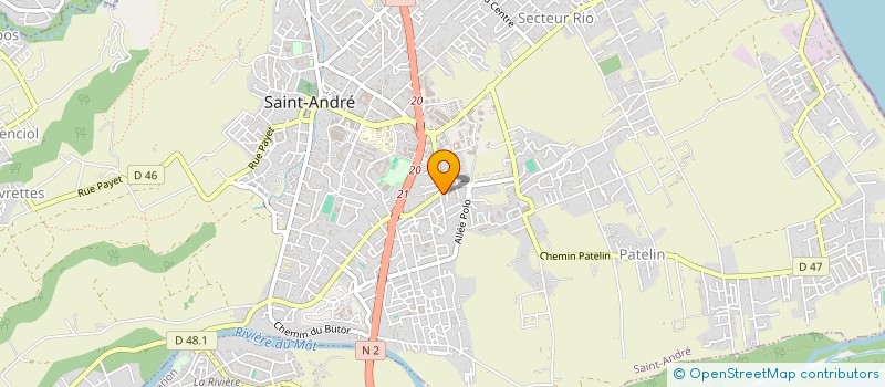 localisation de l'entreprise MC à SAINT-ANDRE