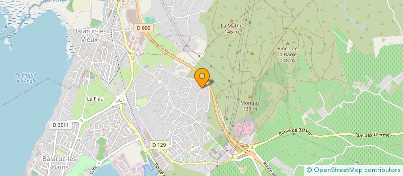 localisation de l'entreprise MC  BALARUC-LES-BAINS