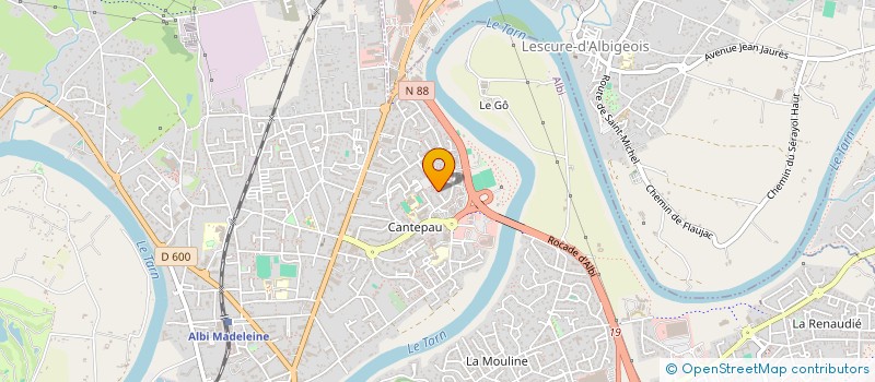 localisation de l'entreprise MC à ALBI