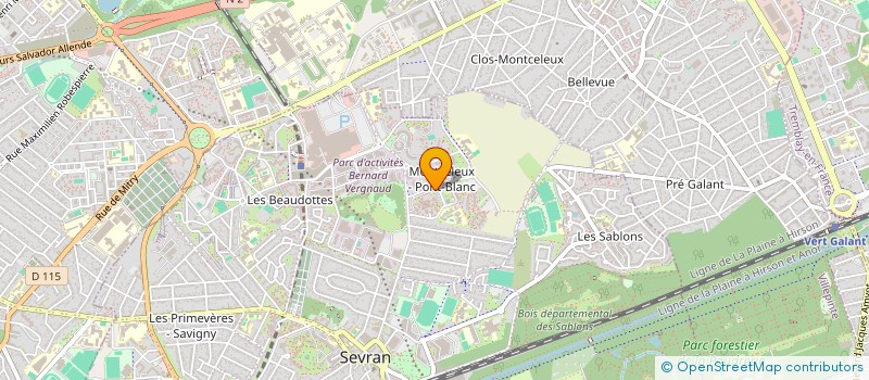 localisation de l'entreprise MC à SEVRAN