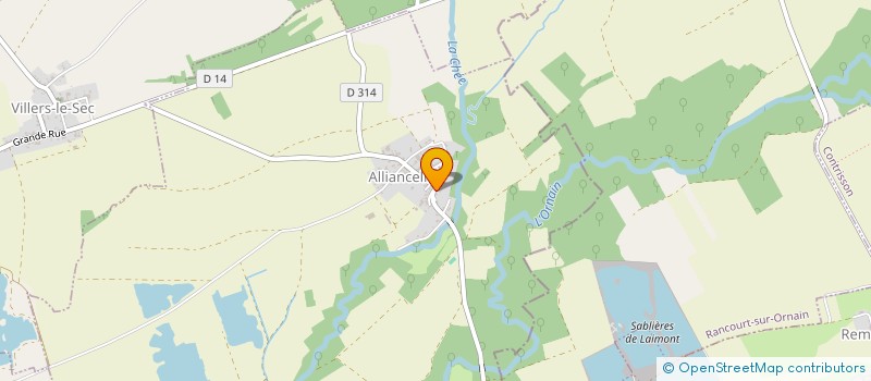 localisation de l'entreprise MC AFFUTAGE SERVICES  VILLERS-LE-SEC