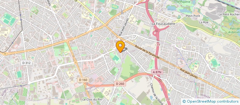 localisation de l'entreprise MC ALIFAN à ANGERS