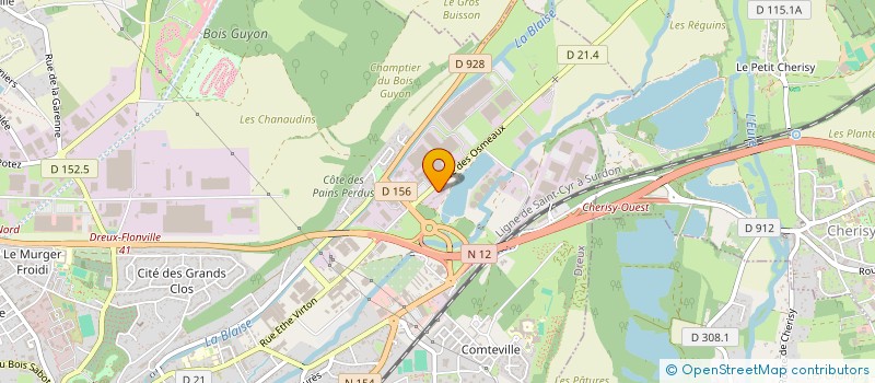 localisation de l'entreprise MC AUTO à DREUX