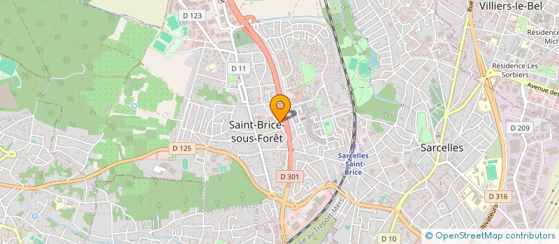 localisation de l'entreprise MC AUTO  SAINT-BRICE-SOUS-FORET