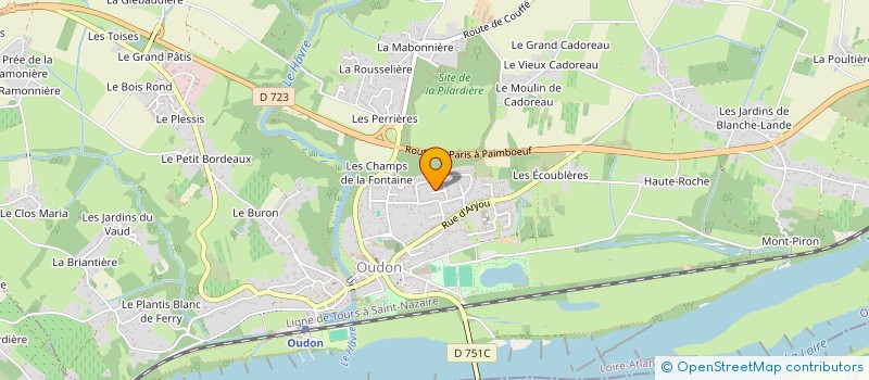 localisation de l'entreprise MC AUTO  OUDON