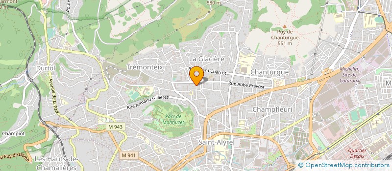 localisation de l'entreprise MC AUVERGNE à CLERMONT-FERRAND