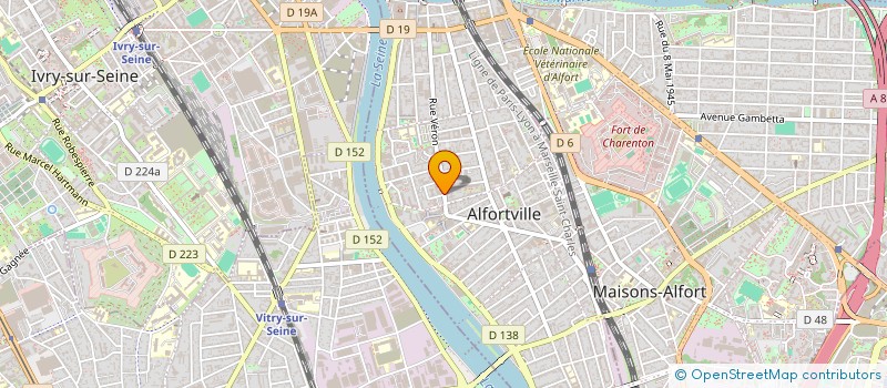 localisation de l'entreprise MC BAT à ALFORTVILLE