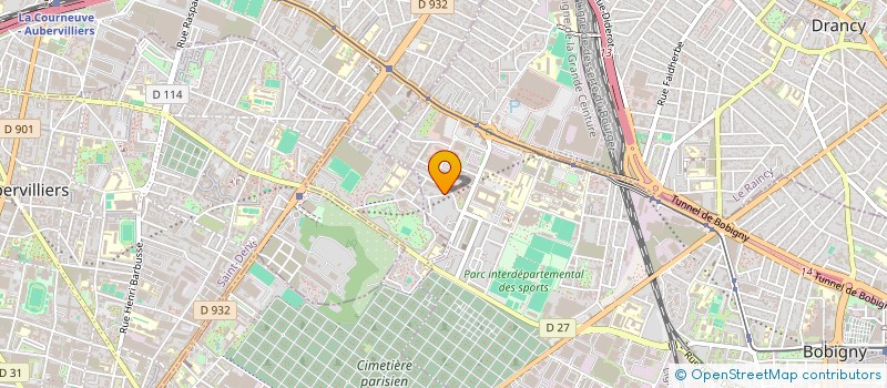 localisation de l'entreprise MC.BAT  BOBIGNY