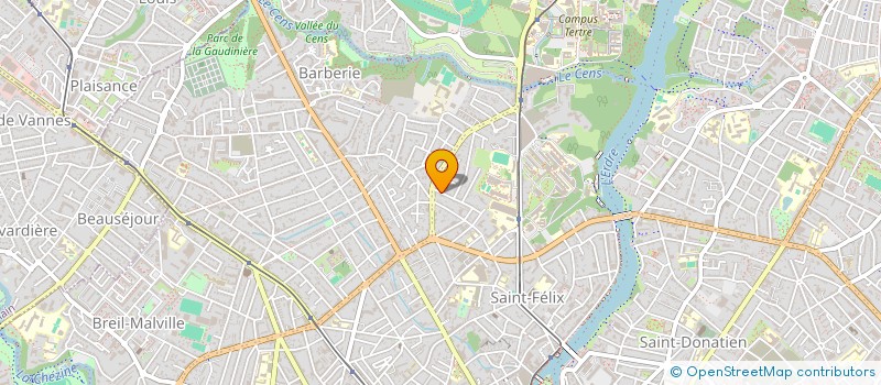 localisation de l'entreprise MC BAT  NANTES
