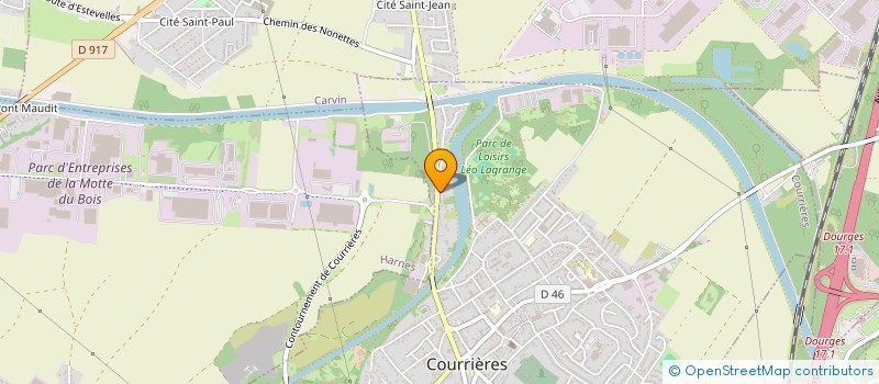 localisation de l'entreprise MC BAT RENOV à COURRIERES