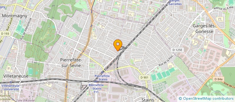 localisation de l'entreprise MC BATIMENT à STAINS