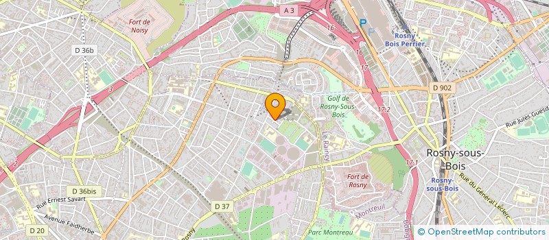 localisation de l'entreprise MC BATIMENT à MONTREUIL
