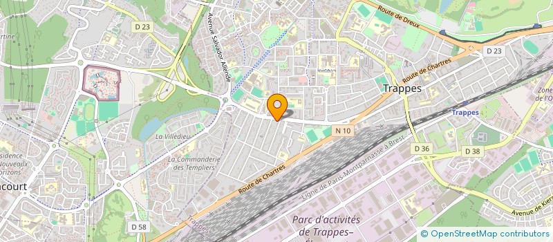 localisation de l'entreprise MC BATIMENT à TRAPPES