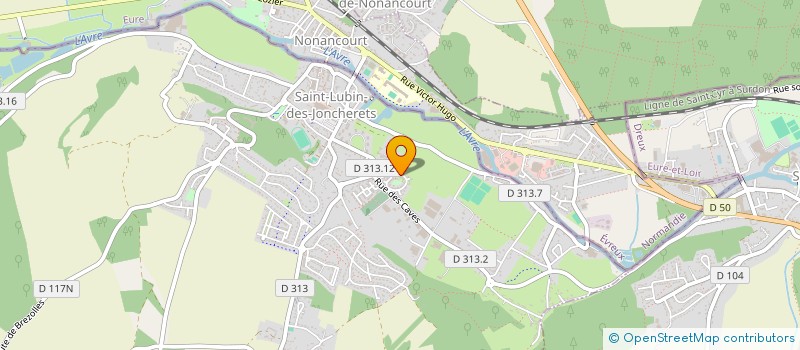 localisation de l'entreprise MC BATIMENTS à SAINT-LUBIN-DES-JONCHERETS