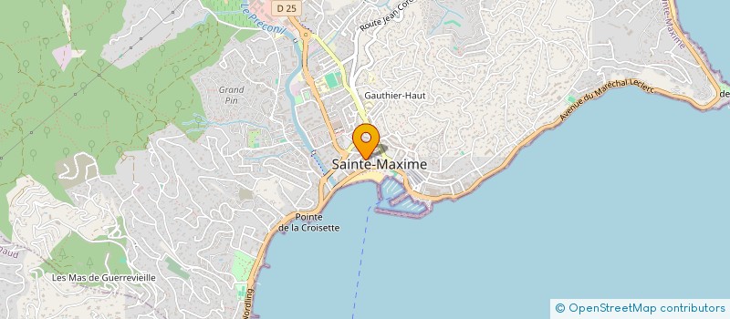 localisation de l'entreprise MC BLANCO à SAINTE-MAXIME