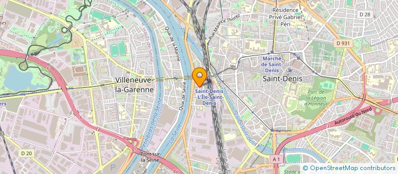 localisation de l'entreprise MC BOIS  AUBERVILLIERS