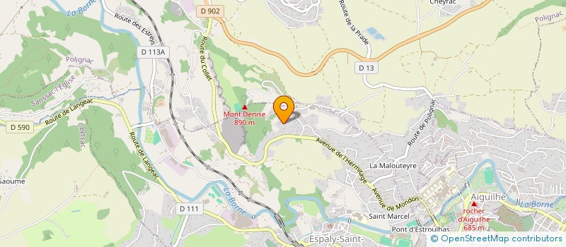 localisation de l'entreprise MC BRON  ESPALY-SAINT-MARCEL