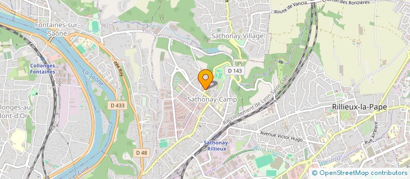 localisation de l'entreprise MC BROTTET  SATHONAY-CAMP