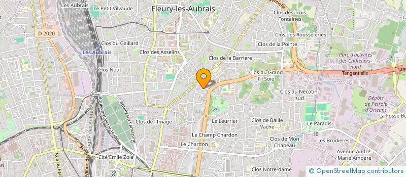 localisation de l'entreprise MC BUILDING à ORLEANS