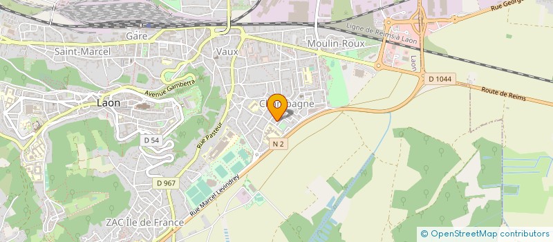 localisation de l'entreprise MC BUREAU à CHAMBRY