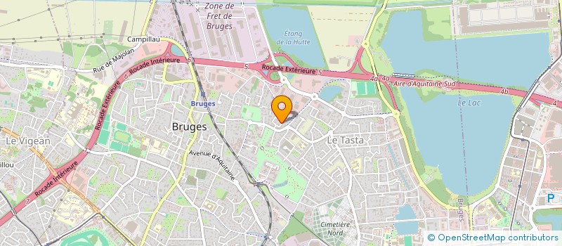 localisation de l'entreprise MC BUREAU D ETUDES  BRUGES