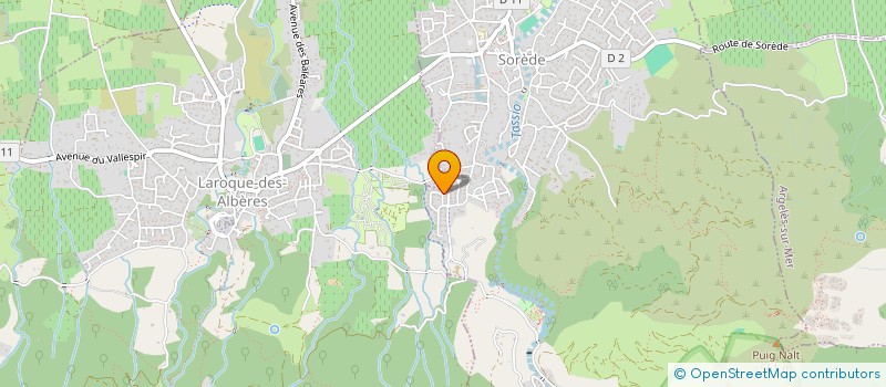 localisation de l'entreprise MC CAB  SOREDE