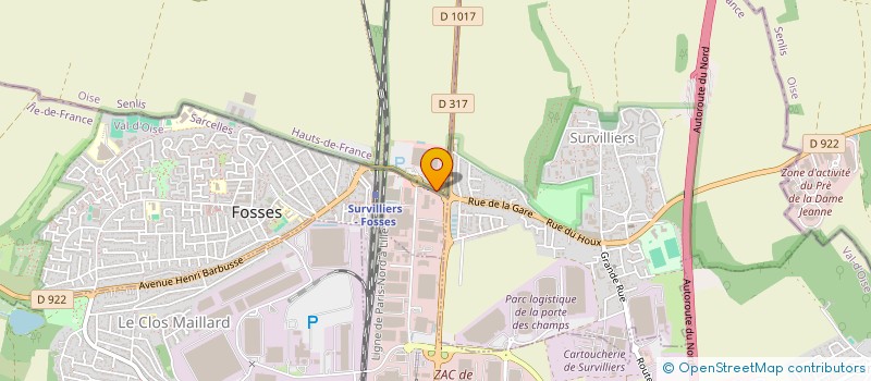 localisation de l'entreprise MC CAFE  LA CHAPELLE-EN-SERVAL