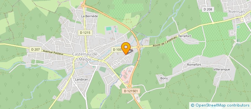 localisation de l'entreprise MC-CAILLAUD  CASTELNAU-DE-MEDOC