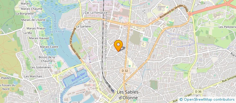 localisation de l'entreprise MC.CAMP  LES SABLES D'OLONNE